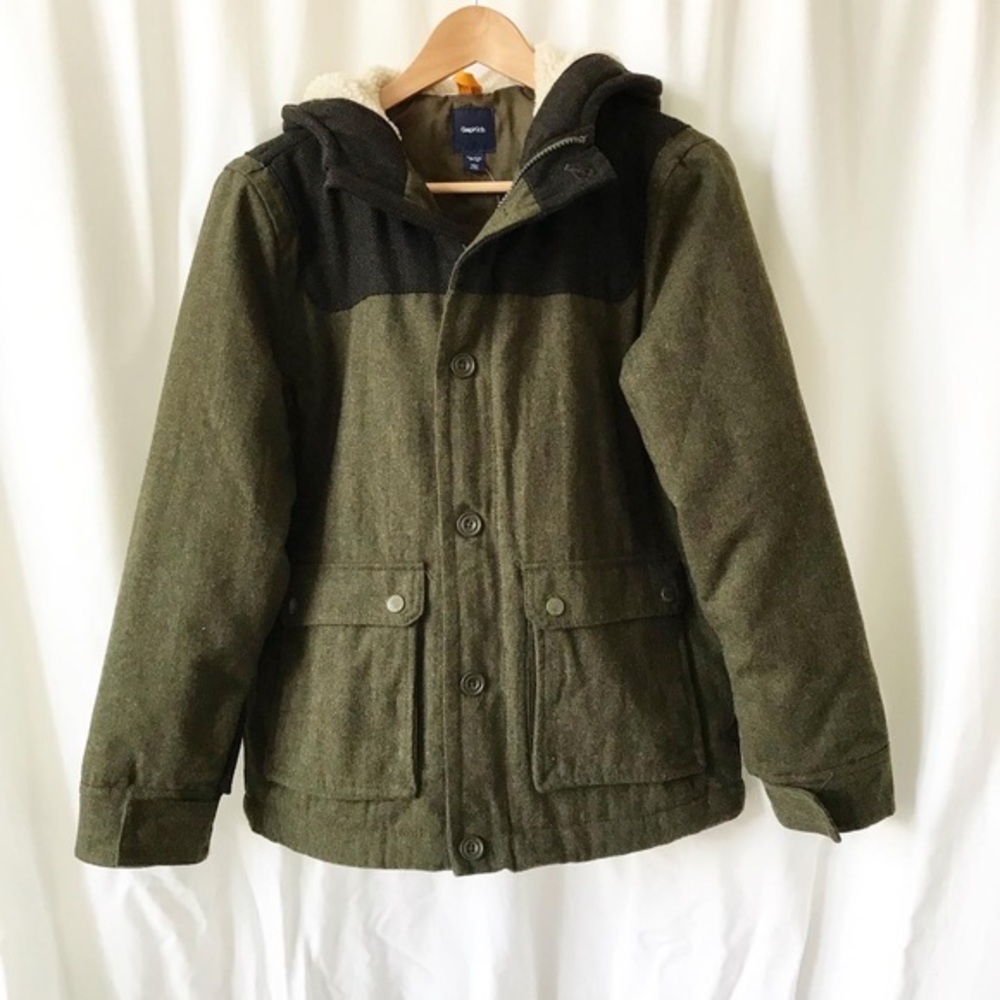 Gap kids NWT hooded jacket/light coat XXL(14-16Y)